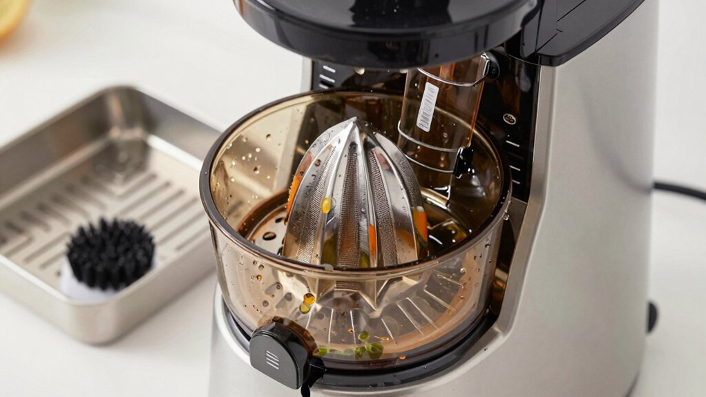 juicer blade screen upkeep