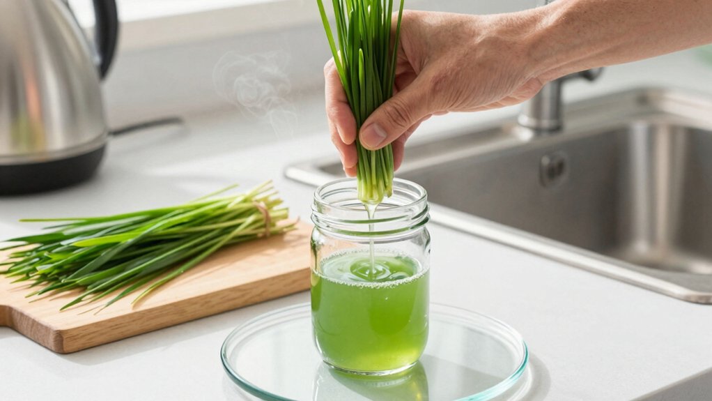 manual wheatgrass extraction method