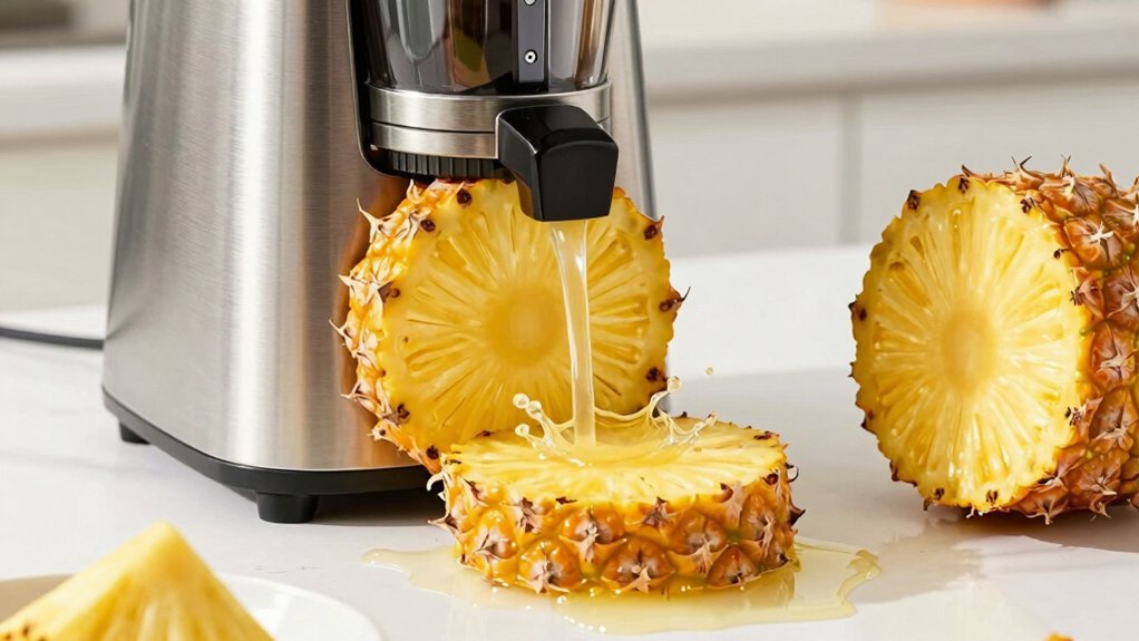 prepare pineapple properly for smooth juice