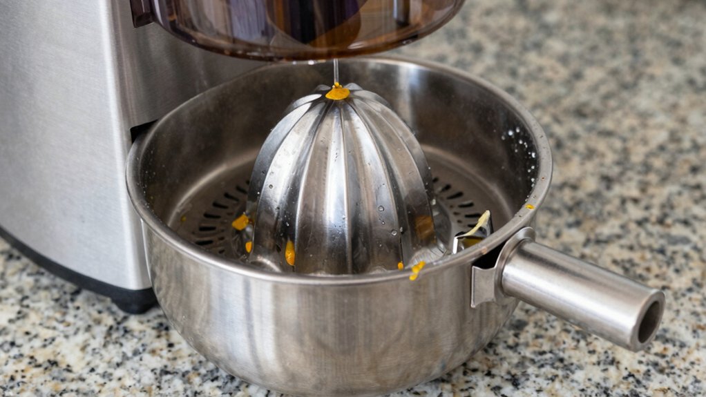 prevent juicer pusher sticking