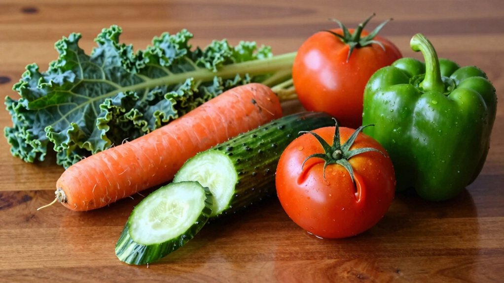 certain vegetables juice poorly