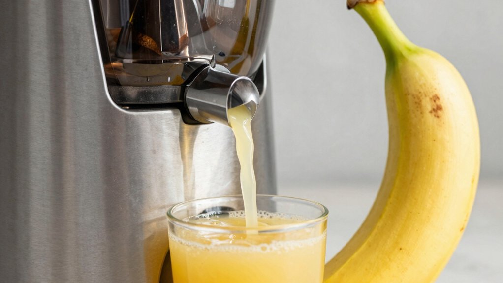 extracting banana juice