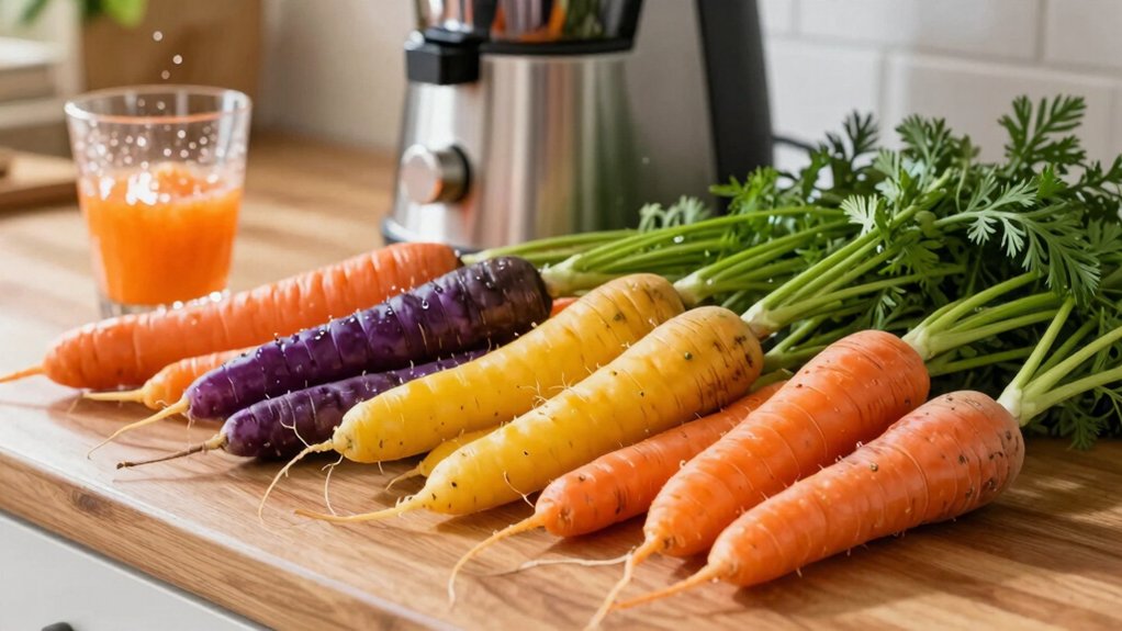 juicing carrots differences