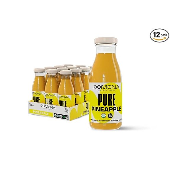 Pomona Pineapple Juice 12-Pack Organic Cold-Pressed
