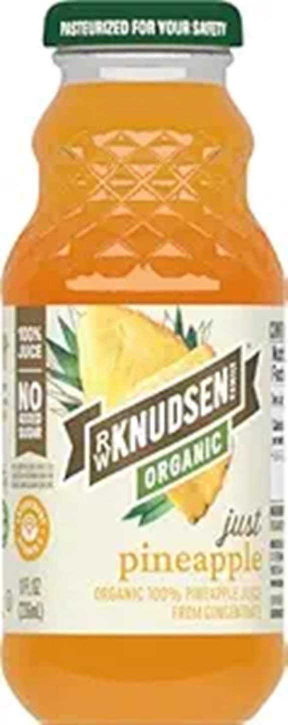 R.W. Knudsen Organic Just Pineapple Juice 8 fl oz (12 Pack)