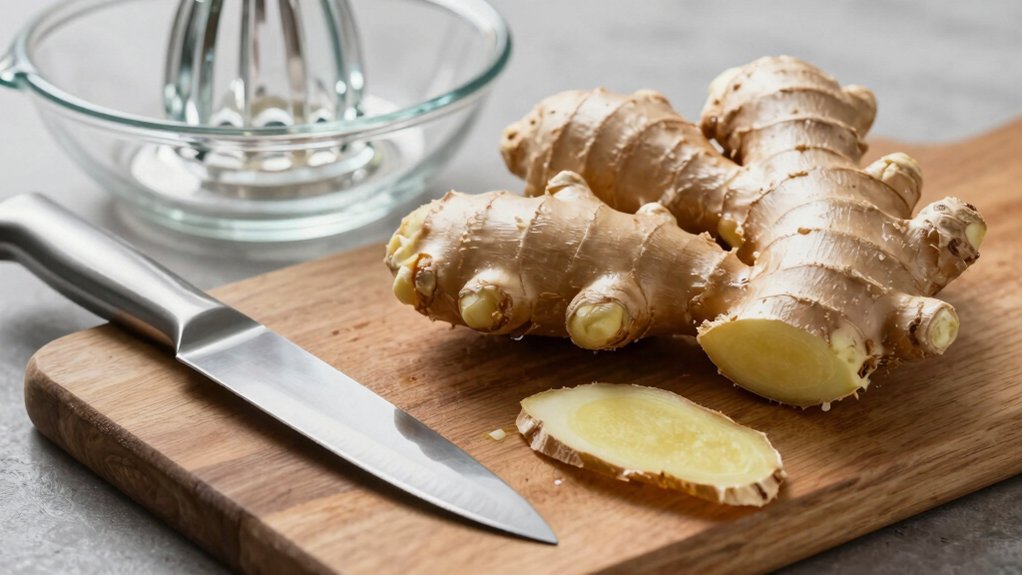 peel ginger before juicing