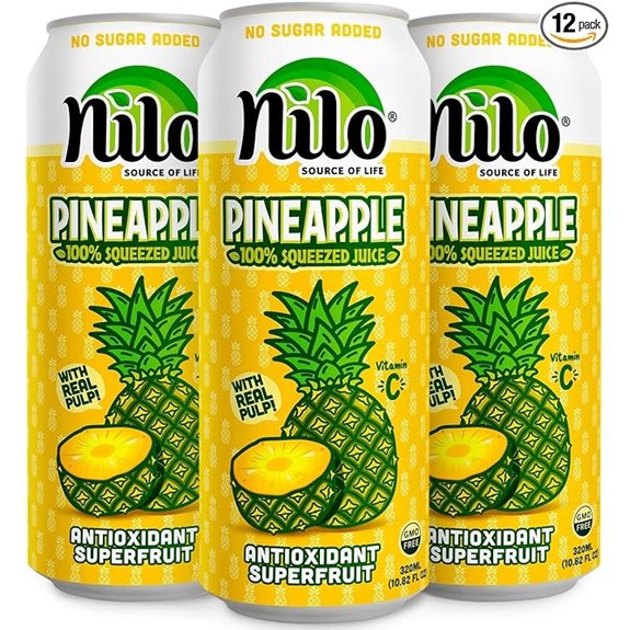 NILO 100% Pineapple Juice No Sugar Added (12)