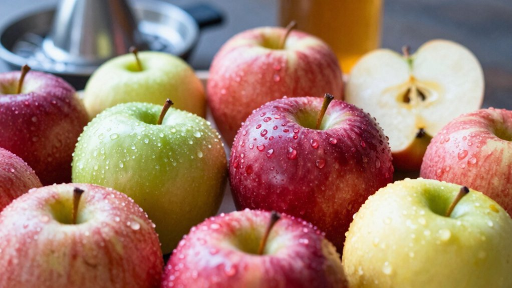 select apples with balanced juiciness