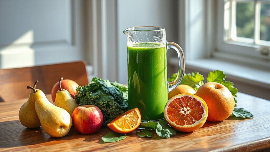 balanced fiber rich juice blend