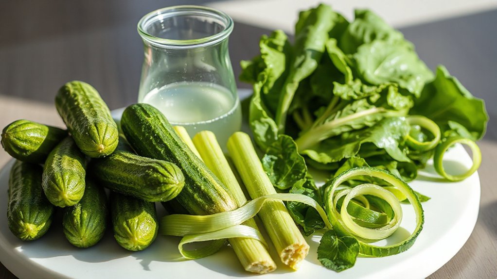 hydrating vegetables enhance cleansing