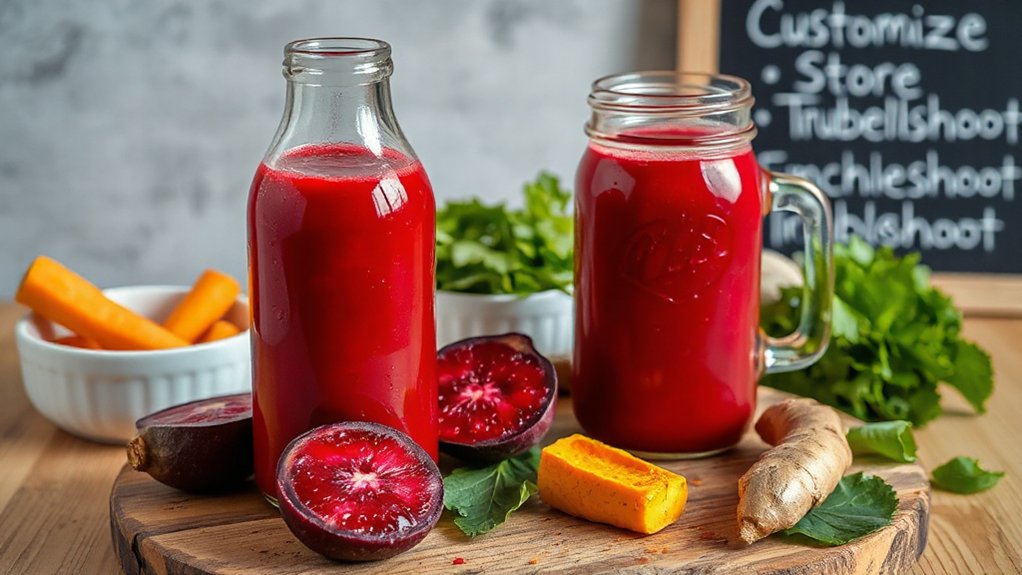 juice customization and storage tips